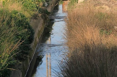 Small water canal.